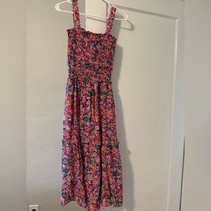 Floral Sleeveless Maxi Dress